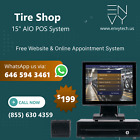 15" Touchscreen Pos Cash Register Till System For Tire Shops