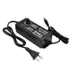 AC 100-220V to DC 3-24V Adjustable Voltage DC Power Adapter Speed Regulator
