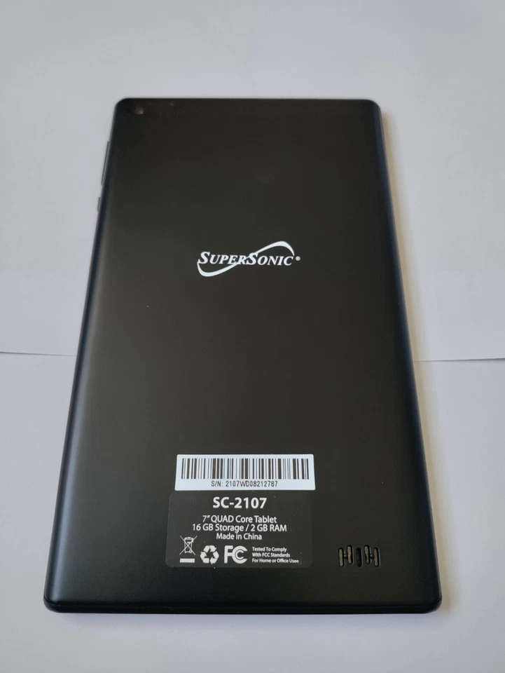 Supersonic 7”  Touchscreen Quad Core Tablet,  Android 11 - SC-2107 SEALED - Image 2 of 4