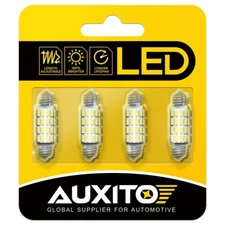 4X AUXITO 39-42MM 211-2 212-2 578 LED Interior Map Light Bulb 6000K CANBUS White
