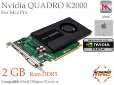 Nvidia Quadro K2000 2GB DDR5 For Mac Pro Apple Bootscreen L Mojave Sequoia