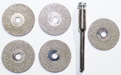 5x / 10x Diamant Trennscheibe 18mm Glas Stein Schleif Scheibe für Proxxon Dremel