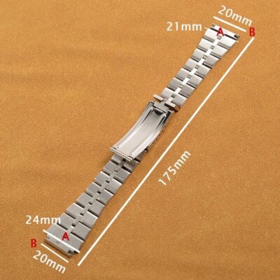 Cinturino Bracciale In Acciaio Per Seiko Bullhead 6138-0040/0049 - 20 Mm, Nuovo