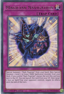 Yugioh Magician Navigation LED6-EN011 seltene 1. Auflage x3