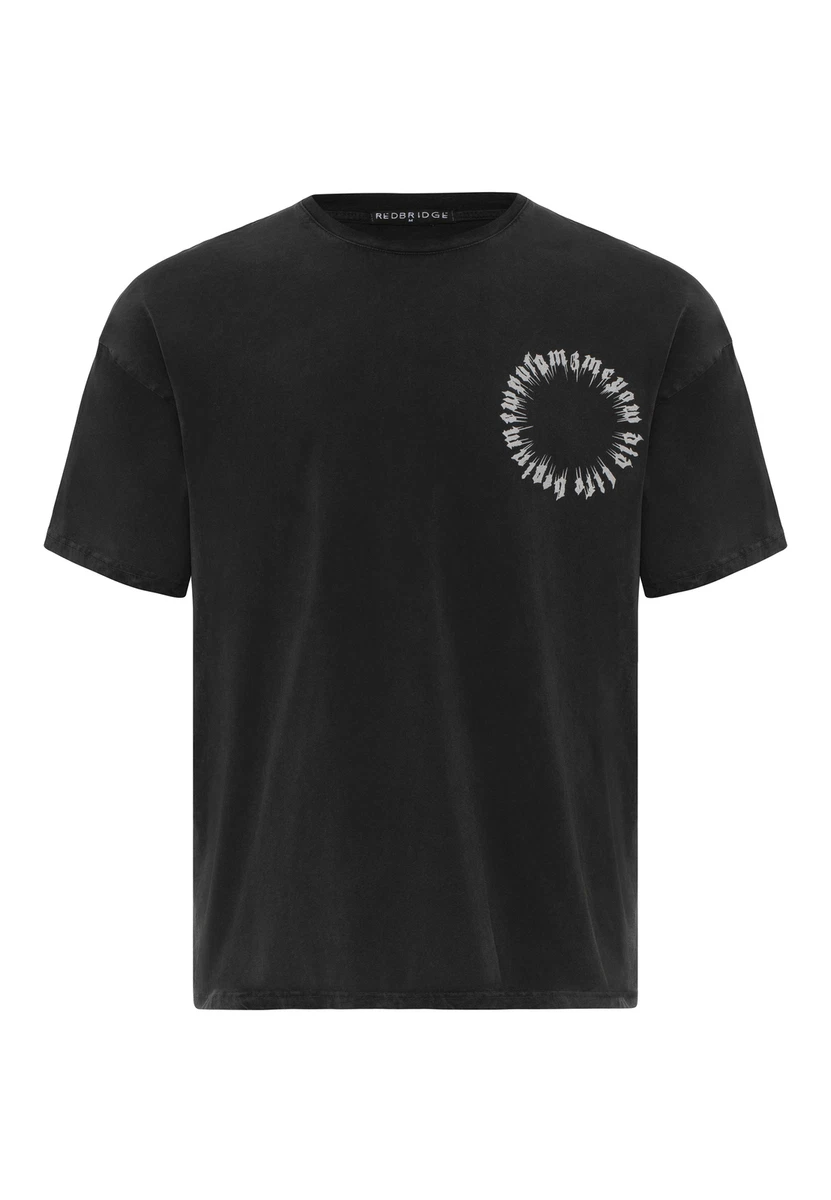 T-shirt Uomo Redbridge – 95% Cotone, 5% Elastan, Scollo A V, Manica Corta, Lavabile In Lavatrice, Design Casual - 2