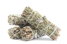 NessaStores- White Sage + Rosemary Smudge Stick 4" Bundle (4 pcs) #JC-158