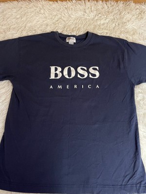 hugo boss t shirt dark blue