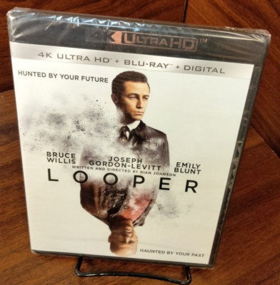 Looper (4K UHD + Blu-ray ) NEW (Sealed)-Free Shipping with Tracking