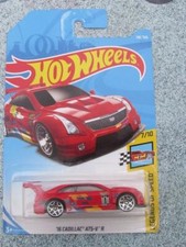 Hot Wheels 2018 #198/365 2016 CADILLAC ATS-V R red HW Legends speed Long Card
