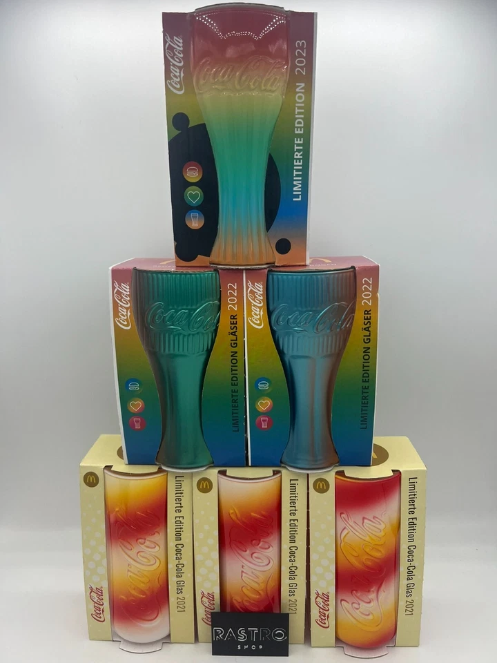 COCA-COLA Mc Donalds - Coca Cola Gläser [Sammler - NEU - inkl. OVP - große Auswahl]