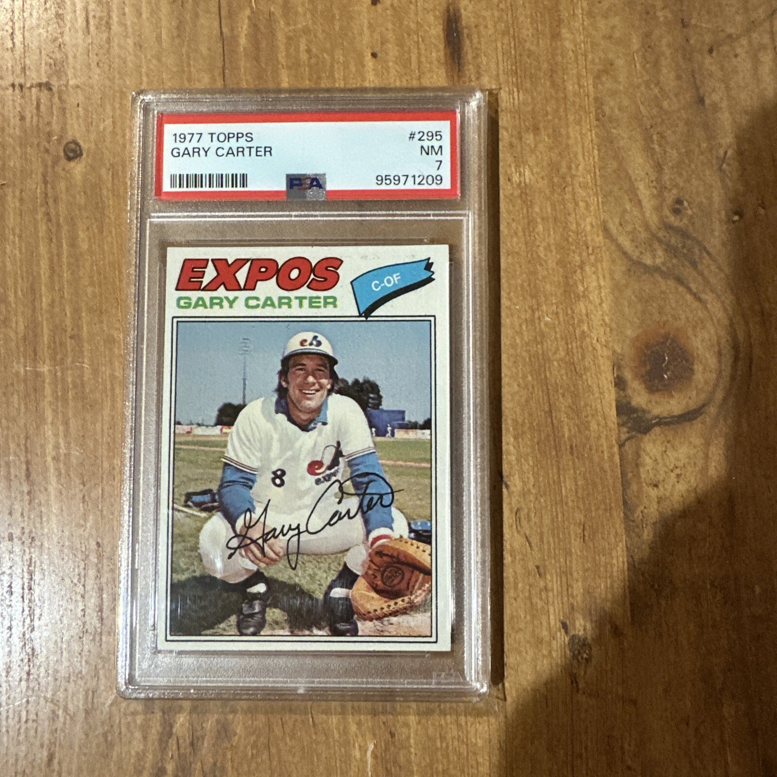 1977 Topps #295 Gary Carter PSA 7 NM