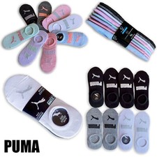 PUMA Ladies no show Sneaker Liner Socks , 8-Pack  Multicolor 