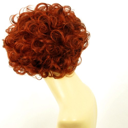 short wig for women curly intense coppery ref: FRANCINE 350 PERUK - Picture 5 of 9