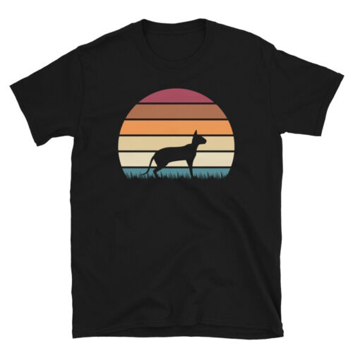 T-shirt unisex z krótkim rękawem retro Sunset Kitten Kot Kot Kot - Zdjęcie 1 z 4