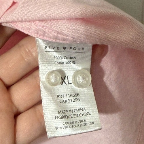 Five Four x Poggy The Man XL Darrick Oxford Shirt Pink Button Up Long Sleeve - Picture 7 of 11