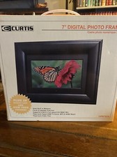 Curtis 7 Digital Photo Frame DPF711; JPEG,MP3, Remote, Ac Adaptor, AV Cord New