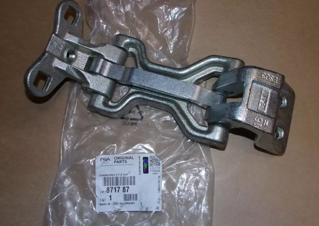 Charnière de porte arrière gauche ou droite pour Jumper 3 et Boxer 3 repère 871787
