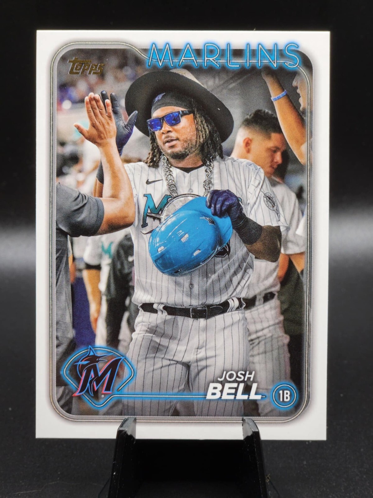 2024 Topps Series 2 - Josh Bell #689 Golden Mirror Variation SSP Miami Marlins