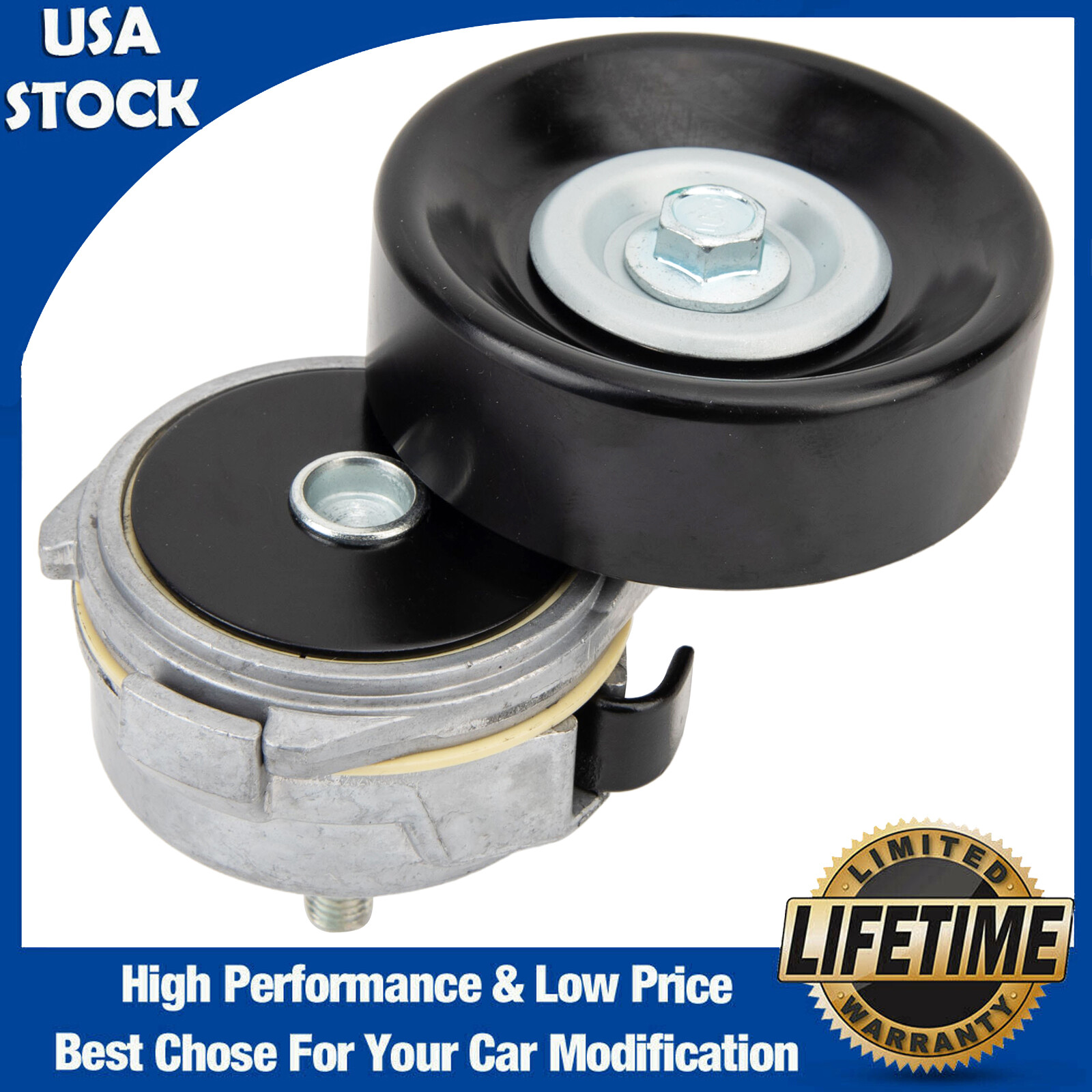 Dodge Caravan Grand Caravan 3.3L 1990-2000 Belt Tensioner Assembly 38113-image