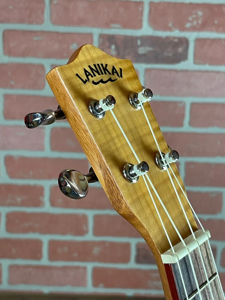 Lanikai Flame Maple Thin Concert Acoustic-electric Ukulele - Image 3 of 4