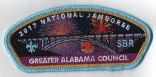2017 National Scout Jamboree Greater Alabama Council JSP Bridge Blue
