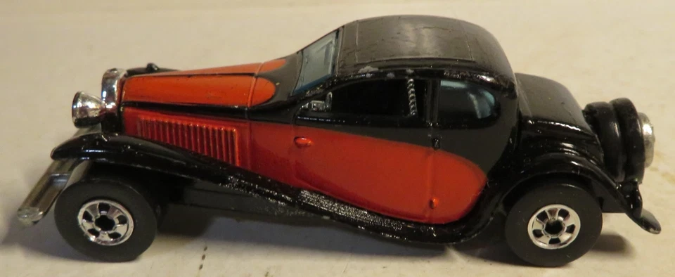 HOT WHEELS 1980 MATTEL '37 BUGATTI DIE-CAST CAR VINTAGE MALAYSIA Loose Toy GUC - Image 2 of 4