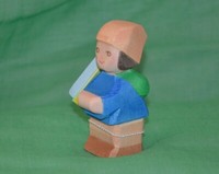 Ostheimer Figur, Holzfigur, Mensch, Mo