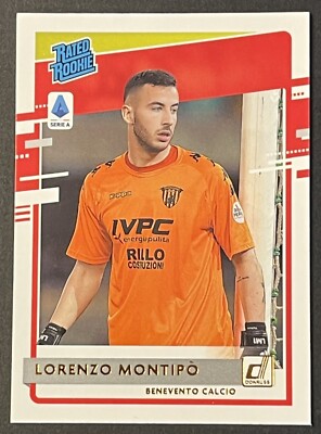 Lorenzo Montipo 2020-21 Chronicles Donruss Rated Rookie RC #3 Benevento Calcio