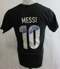 AFA Argentina Men's S/S Lionel Messi #10 Black Feels Good Tee S M