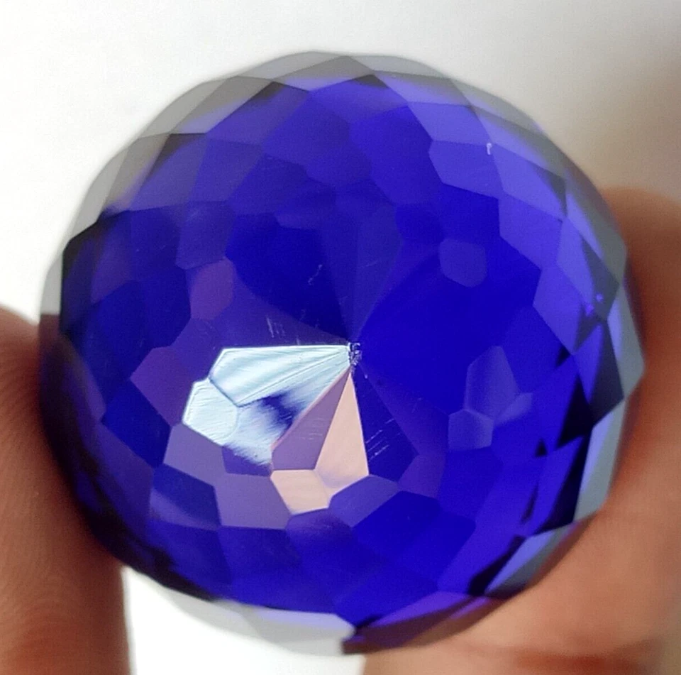 AAA+ Large Blue Tanzanite 92.15 CT Round Cut Loose Gemstone Gift for Women/Her - Image 4 of 4