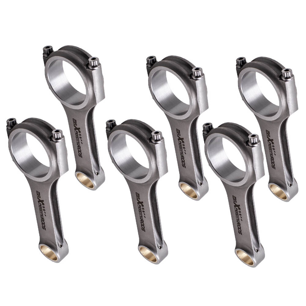 6x Connecting Rods Conrod For Audi VW 3.0T DOHC V6 TDI Engine 153mm / 22mm