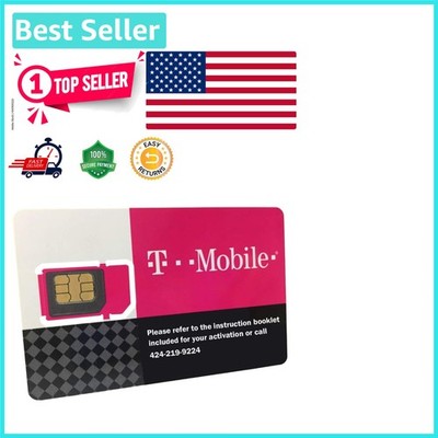 Unlimited Talk, Text & 4G LTE Data SIM Card for Unlocked GSM Phones - 30 Days