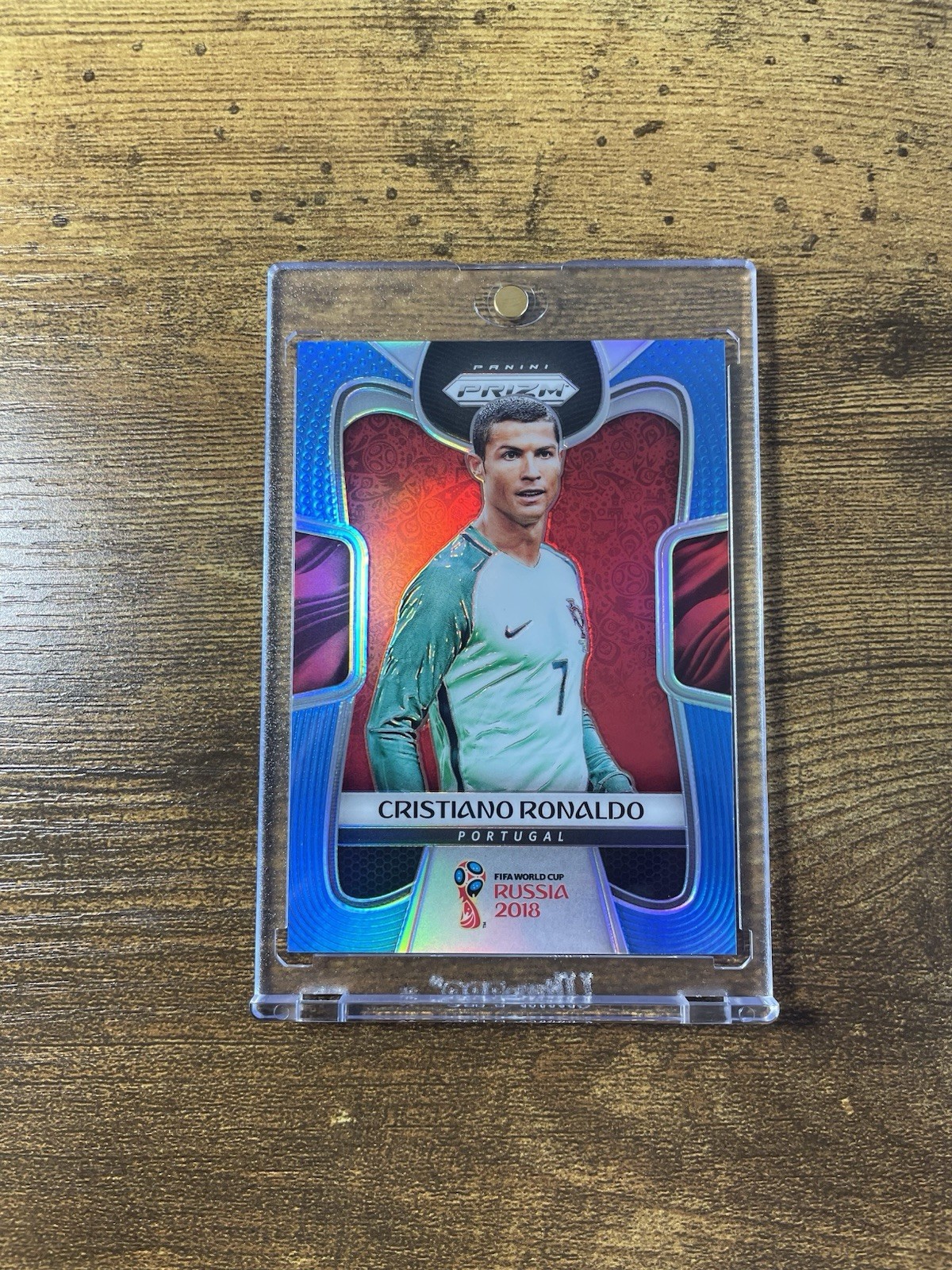 2018 Panini Prizm World Cup - Cristiano Ronaldo #154 Blue Prizm /199