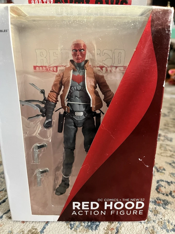 DC 漫画收藏品全新 52 红帽与歹徒可动人偶 — 第 3/4 张图片