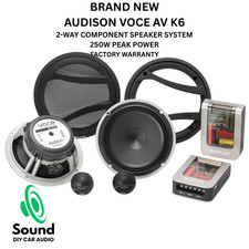 AUDISON VOCE AV-K6-6.5" COMPONENTS SPEAKERS-250 WATTS PEAK BRAND NEW WARRANTY