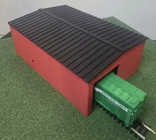 Ho Scale Commerical Building Warehouse Industry Open Doors Pull Thru - Free ship