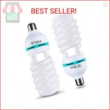 EMART Full Spectrum Light Bulb, 105W Spiral CFL 5500k Daylight for Softbox Light