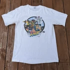 VINTAGE MARVEL X-MEN MEGA SHIRT LARGE 1995 comics wolverine cyclops gambit rogue