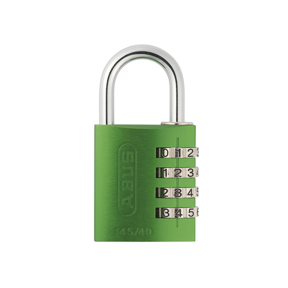 ABUS Combination Lock 145/40 - Aluminium Padlock, 4-Digit Code, Level 4 | Locker & luggage lock - corrosion-resistant anodised body - 41 mm wide, 77 mm high, shackle Ø 6 mm - 110 g - Image 5
