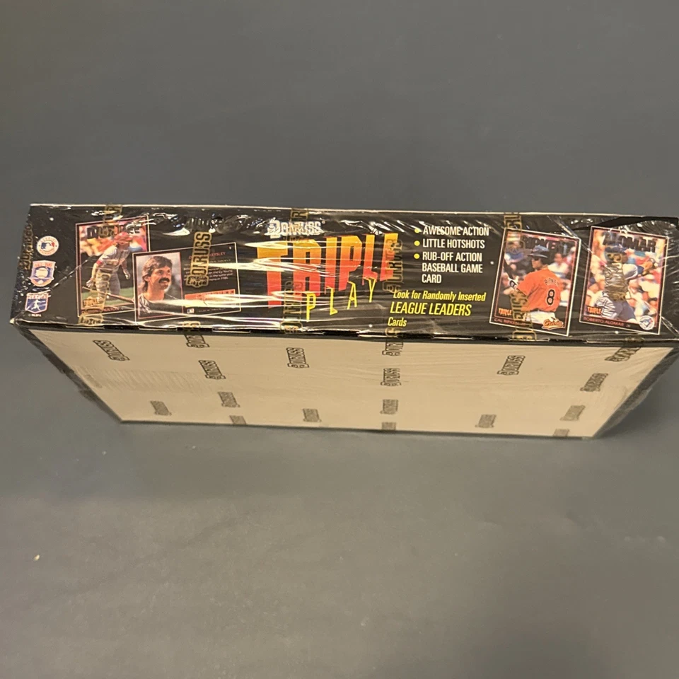Caja de béisbol Donruss Triple Play 1993 sellada de fábrica Foto 2 de 4