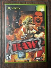 WWF Raw (Microsoft Xbox, 2002) WWE Blockbuster Estuche y Escudo de Disco Sin Manual