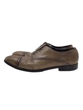 PRADA dress shoes/ UK size 8.5/ brown/ leather/ 2E width/ 1288