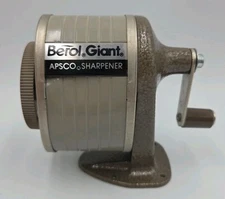 Vtg Berol Giant APSCO Standard School Pencil Sharpener