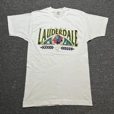 Vintage Fort Lauderdale Florida T-Shirt L | 80s Beach Screen Stars USA Made