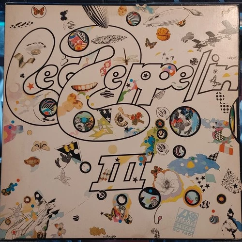 LED ZEPPELIN III Canadian LP Red Label Deep Groove TG Misprints