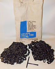 3210CAM Laclede Light Truck Cam Style Link Singles Tire Chains 1 pair NEVER USED
