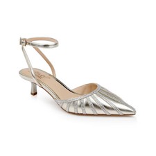 Women's Jewel Badgley Mischka Fable Evening Pumps Gold Metallic