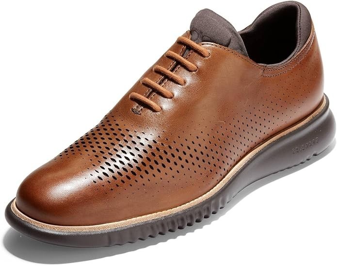 Cole Haan - Mens 2Zerogrand Laser Wingtip Oxford Shoes Brown Size 12 24590₽