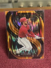 2025 Panini Select - Premier Level Dylan Crews #137 Orange Flash Prizm (RC)