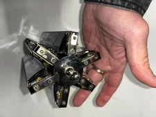 HARMONICA 6 Harmonica 6 Key Harmonica Handheld Wheel Rack Music Instrument